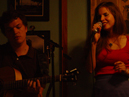 Emrys and Sophia performing live at Bogart's Cafe, Long Beach, CA